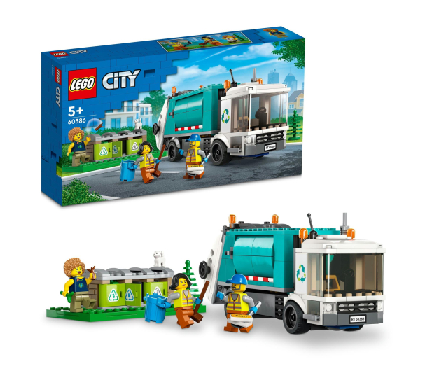 LEGO City 60386 Ciężarówka recyklingowa - 1091243 - zdjęcie 9